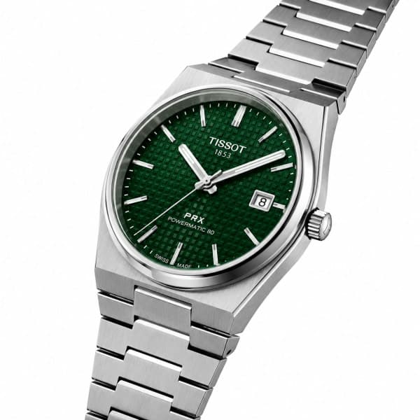 نظارة Tissot PRX Powermatic 80 - Vert على عارض